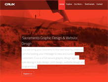 Tablet Screenshot of cruxdesign.com